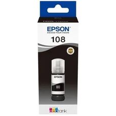 Чернила 108 для Epson EcoTank L8050, L18050, L6490 черный