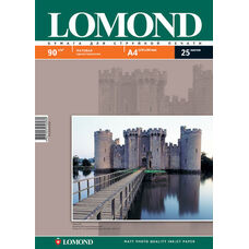 Фотобумага LOMOND Односторонняя Матовая, 90г/м2, A4 (21X29,7см)/25л.
