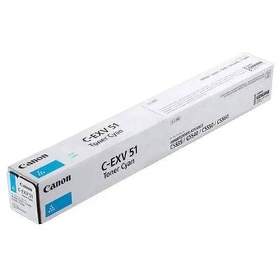 Тонер C-EXV51C для CANON iR ADVANCE C5535 голубой фото