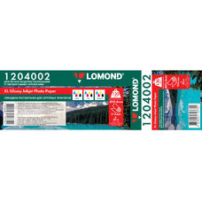 Бумага LOMOND глянцевая  130 г/м2 914мм x 30м 130г/м2  втулка 2"/50,8мм