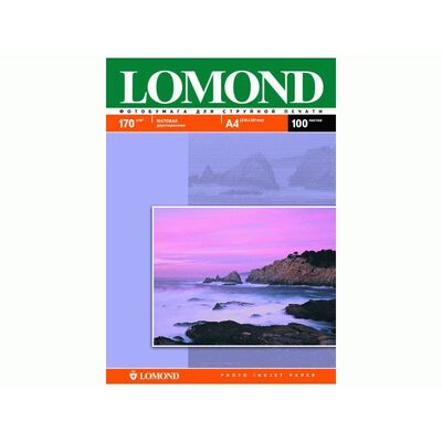 Фотобумага LOMOND Двусторонняя Матовая/Матовая A4/170/25л. фото