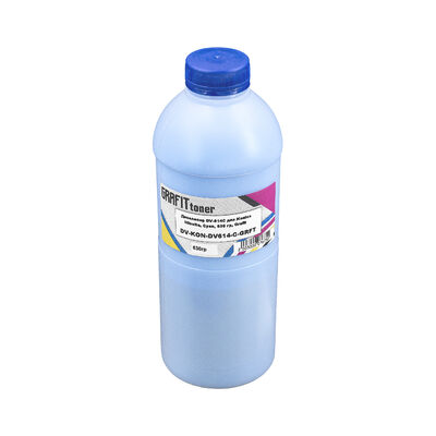 Девелопер DV-614C для Konica Minolta AccurioPrint C3070L, C4065, Bizhub PRO C1060L 630 г Grafit голубой