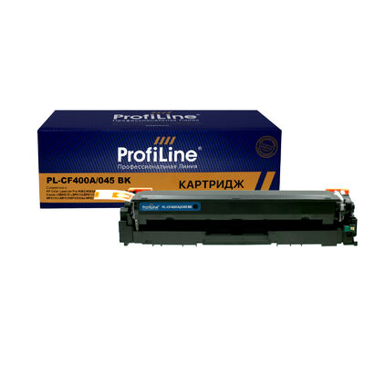 Картридж CF400A, Canon 045 для HP Color LaserJet M277n, M252n, M277dw, M252dw ProfiLine черный фото