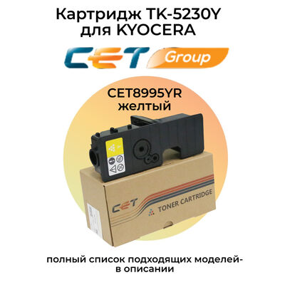Картридж TK-5230Y для KYOCERA ECOSYS P5021cdn, M5521cdn (PK294) CET желтый фото