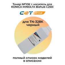Тонер NF10K + носитель для KONICA MINOLTA Bizhub C250i для TN-328K CET черный
