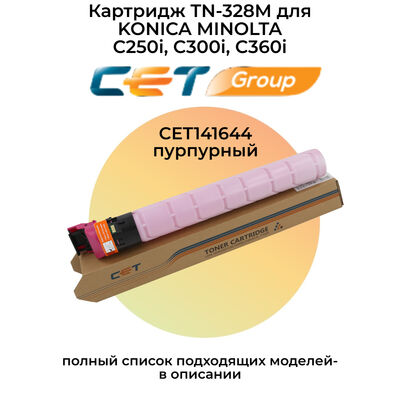 Картридж TN-328M для KONICA MINOLTA Bizhub C250i, C300i CET141644 пурпурный Картридж TN-328M для KONICA MINOLTA Bizhub C250i, C300i CET141644 пурпурный