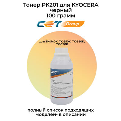 Тонер PK201 для KYOCERA  ECOSYS P6030cdn, M6026cdn CET 100 г черный фото