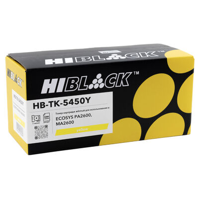 Картридж TK-5450Y для KYOCERA Ecosys PA2600cx, MA2600cwx Hi-Black желтый Картридж TK-5450Y для KYOCERA Ecosys PA2600cx, MA2600cwx Hi-Black желтый