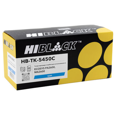 Картридж TK-5450C для KYOCERA Ecosys PA2600cx, MA2600cwx Hi-Black голубой Картридж TK-5450C для KYOCERA Ecosys PA2600cx, MA2600cwx Hi-Black голубой