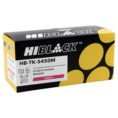 Картридж TK-5450M для KYOCERA Ecosys PA2600cx, MA2600cwx Hi-Black пурпурный Картридж TK-5450M для KYOCERA Ecosys PA2600cx, MA2600cwx Hi-Black пурпурный
