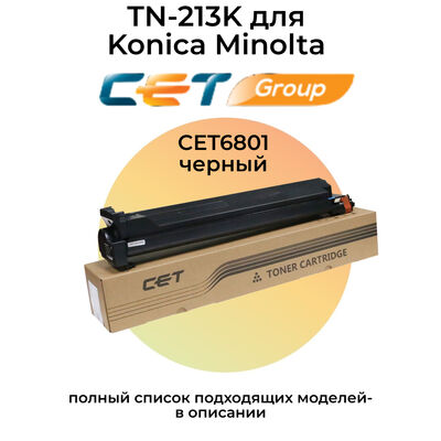Картридж TN-213K для Konica Minolta Bizhub C203, C353, C253, C200 (CET) черный Картридж TN-213K для Konica Minolta Bizhub C203, C353, C253, C200 (CET) черный