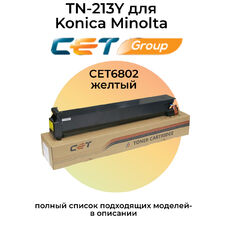 Картридж TN-213Y для Konica Minolta Bizhub C203, C353, C253, C200 (CET) желтый Картридж TN-213Y для Konica Minolta Bizhub C203, C353, C253, C200 (CET) желтый