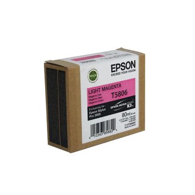 Картридж T5806 для EPSON Stylus Pro 3800 светло-пурпурный фото