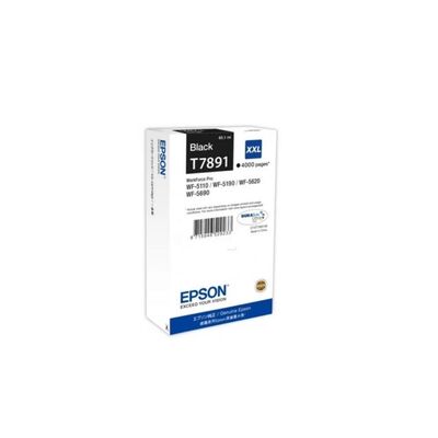 Картридж T7891 для EPSON WF-5110DW/5620DWF экстраповышенной емкости черный фото