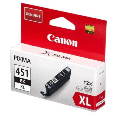 Картридж CANON CLI-451XL BK увеличенной емкости черный фото