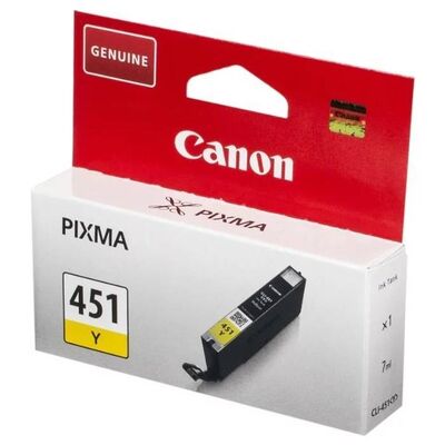 Картридж CANON CLI-451XL Y увеличенной емкости желтый фото