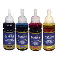 Комплект чернил для Brother Black/Cyan/Magenta/Yellow 4*100 мл ProfiLine Комплект чернил для Brother Black/Cyan/Magenta/Yellow 4*100 мл ProfiLine