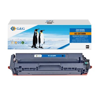 Картридж 075HBK для Canon LBP646Cdw, MF664Cdw 3.5K G&G черный фото