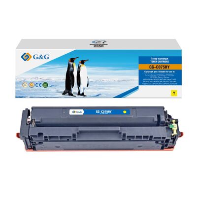 Картридж 075HY для Canon LBP646Cdw, MF664Cdw 2.5K G&G желтый Картридж 075HY для Canon LBP646Cdw, MF664Cdw 2.5K G&G желтый