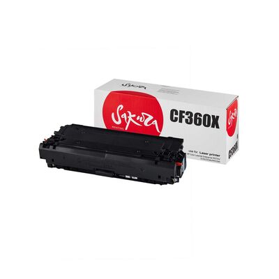 Картридж CF360X для HP Color LaserJet M553n, M552dn, M553dn, M577dn, M577c Sakura черный фото