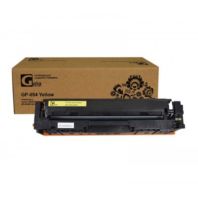 Картридж 054Y для Canon i-SENSYS MF641Cw, MF645Cx, MF643Cdw, LBP623Cdw 1200 стр. GalaPrint желтый