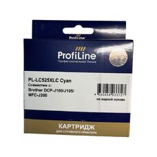 Картридж LC-525 XLC для Brother DCP-J100, DCP-J105, MFC-J200 ProfiLine голубой