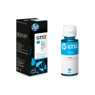 Чернила GT52 для HP Ink Tank 315, 410, 415, 115, 319, 419, 310 M0H54AA голубые фото
