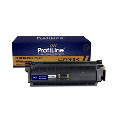 Картридж CF362X/040H (№508X) для HP Color LaserJet M553n, M552dn, M553dn, 040HY для Canon LBP-712, LBP-710 ProfiLine желтый фото