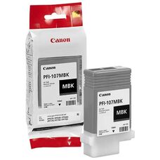 Картридж PFI-107MBK для Canon imageProGRAF iPF770, iPF670, iPF780, iPF680, iPF785 матовый черный