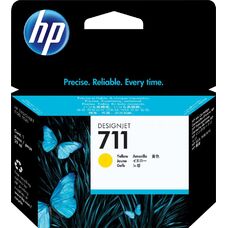 Картридж 711 для HP DesignJet T520, T120, T125 CZ132A желтый