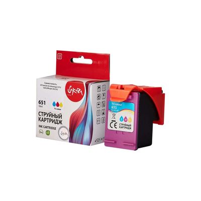 Картридж 651 для HP OfficeJet 202, DeskJet 5575 C2P11AE Sakura трехцветный фото