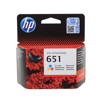Картридж HP 651 для HP OfficeJet 202, DeskJet 5575 C2P11AE трехцветный фото