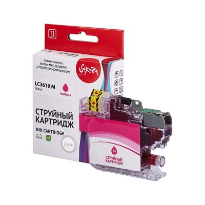 Картридж LC-3619M для Brother MFC-J3930DW, MFC-J3530DW Sakura пурпурный