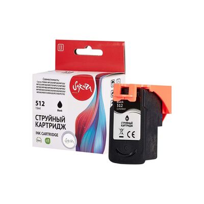 Картридж PG-512 для Canon Pixma MP250, MP280, MP230, iP2700, MP495, MP252 2969B007 Sakura черный