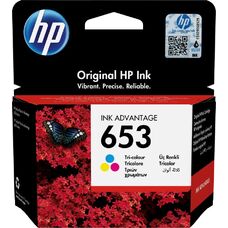 Картридж 653 для HP DeskJet Plus Ink Advantage 6075, 6475 3YM74AE цветной