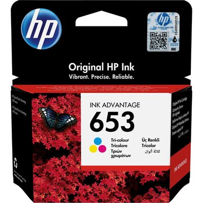 Картридж 653 для HP DeskJet Plus Ink Advantage 6075, 6475 3YM74AE цветной фото