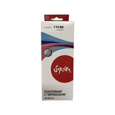 Чернила 110 для Epson M3170, M1170, M2170, M1120, M3140, M2140, M1100 C13T03P14A Sakura черные фото