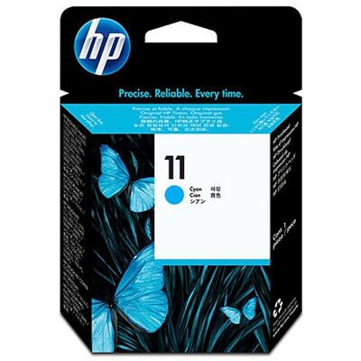 Печатающая головка 11 для HP DesignJet 500, 510, 111, 800, 500ps, 110plus, 70, 100 C4811A голубая фото