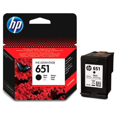 Картридж 651 для HP OfficeJet 202, DeskJet 5575 C2P10AE черный фото