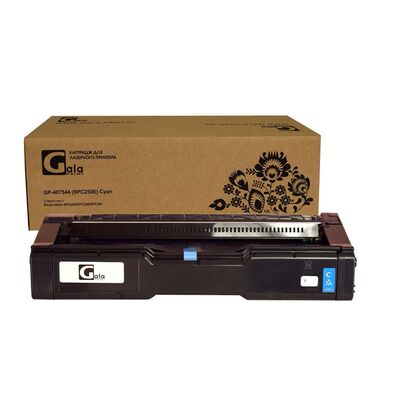 Картридж SP-C250E для Ricoh Aficio SP-C261SFNw, SP-C261dnw, SP-C261 407544 GalaPrint голубой