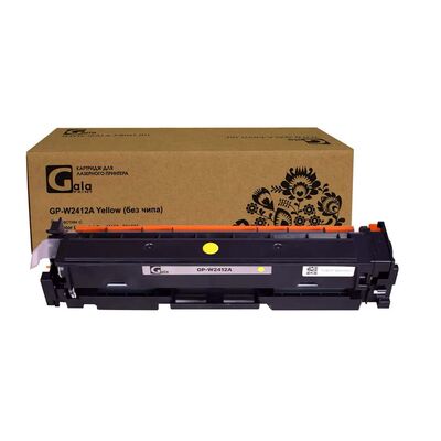 Картридж W2412A для HP Color LaserJet Pro M182n, M183fw GalaPrint желтый без чипа