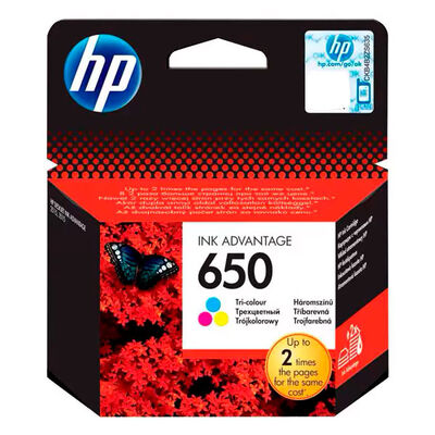 Картридж 650 для HP DeskJet Ink Advantage 2515, 1515, 2545, 3515 CZ101AE триколор фото