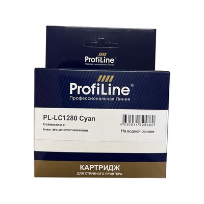 Картридж LC-1280C для Brother MFC-J6510DW, MFC-J5910DW, MFC-J6910DW ProfiLine голубой