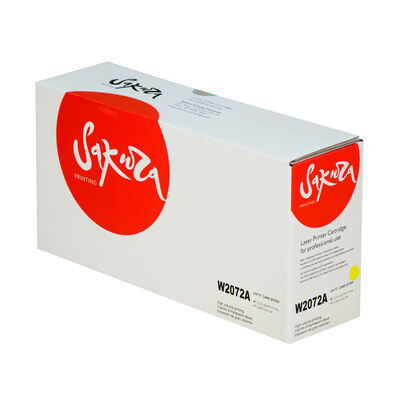 Картридж W2072A для HP Color Laser 179fnw, 150, 178nw, 150a, 150nw, 179, 178 Sakura желтый