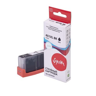 Картридж CLI-451XL BK для Canon Pixma iX6840, iP7240, iP8740 6472B001 Sakura черный