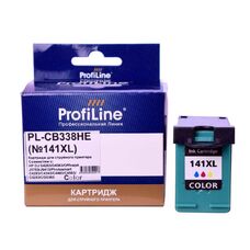 Картридж 141XL для HP PhotoSmart C4283, C5283, C4483, C4200 CB338HE ProfiLine CMY цветной