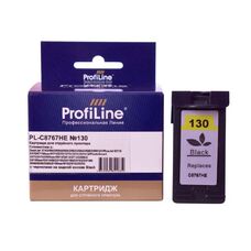 Картридж 130 для HP PhotoSmart 2573, DeskJet 5743, OfficeJet K7103 C8767HE ProfiLine черный